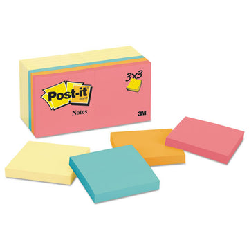 Post-it® Notes Original Pads Value Pack, 3 X 3, Canary Yellow-poptimistic Collection Colors, 100 Notes-pad, 14 Pads-pack freeshipping - TVN Wholesale
